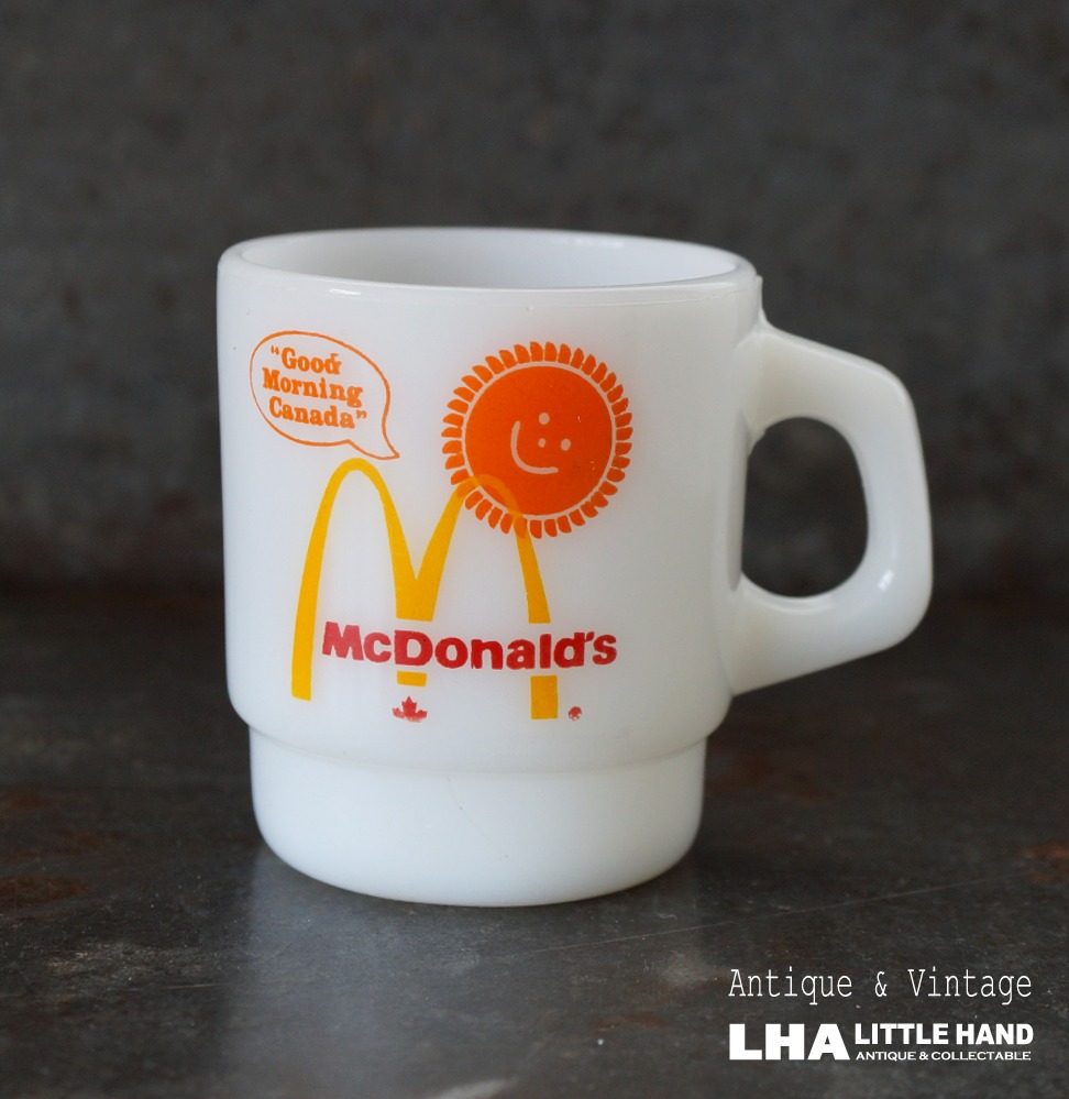 U.S.A. vintage Fire-king Mug McDonald's CANADA アメリカ