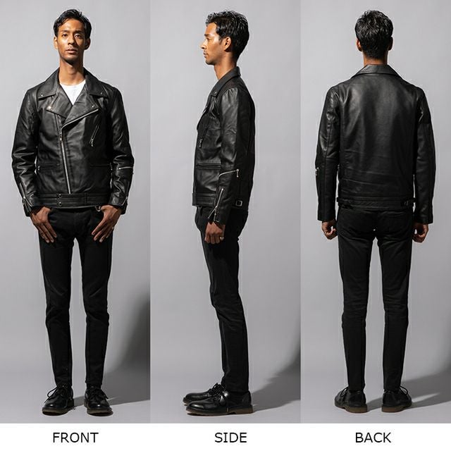 Horn Works 本革 ダブルライダース メンズ ホーンワークス 3556 レザー