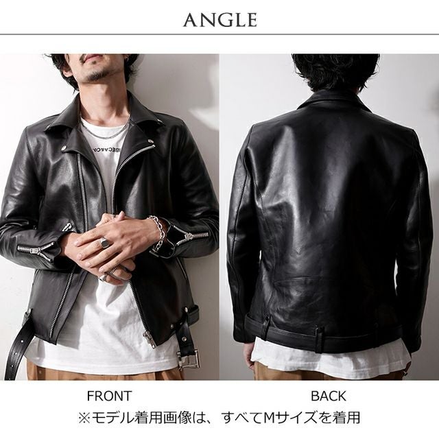 VaLLet 本革 ダブルライダースジャケット メンズ ヴァレット