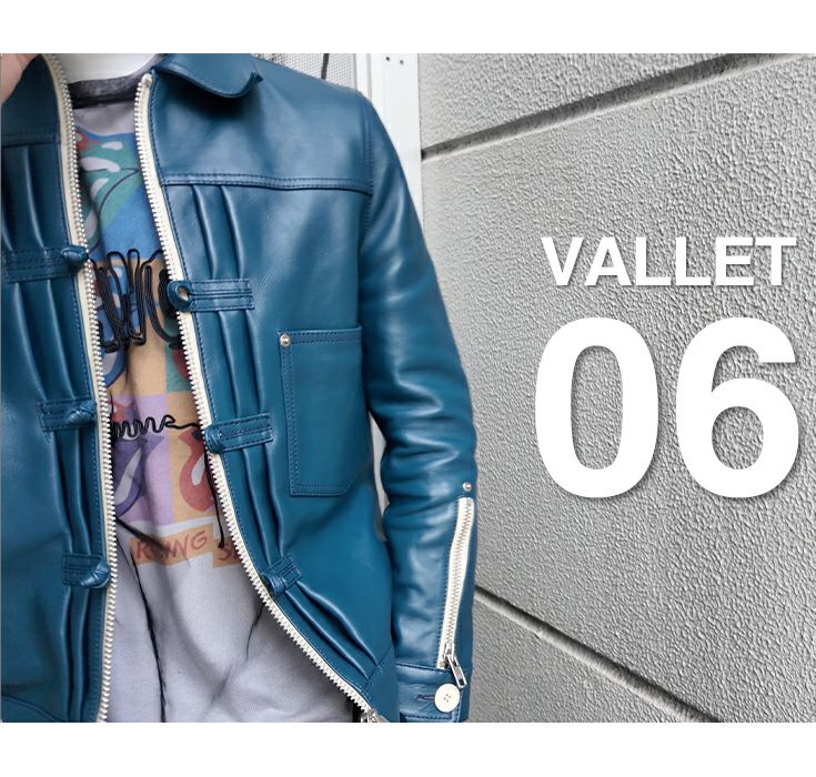 VaLLet 本革 レザージージャン メンズ ヴァレット VALLET06VG レザー