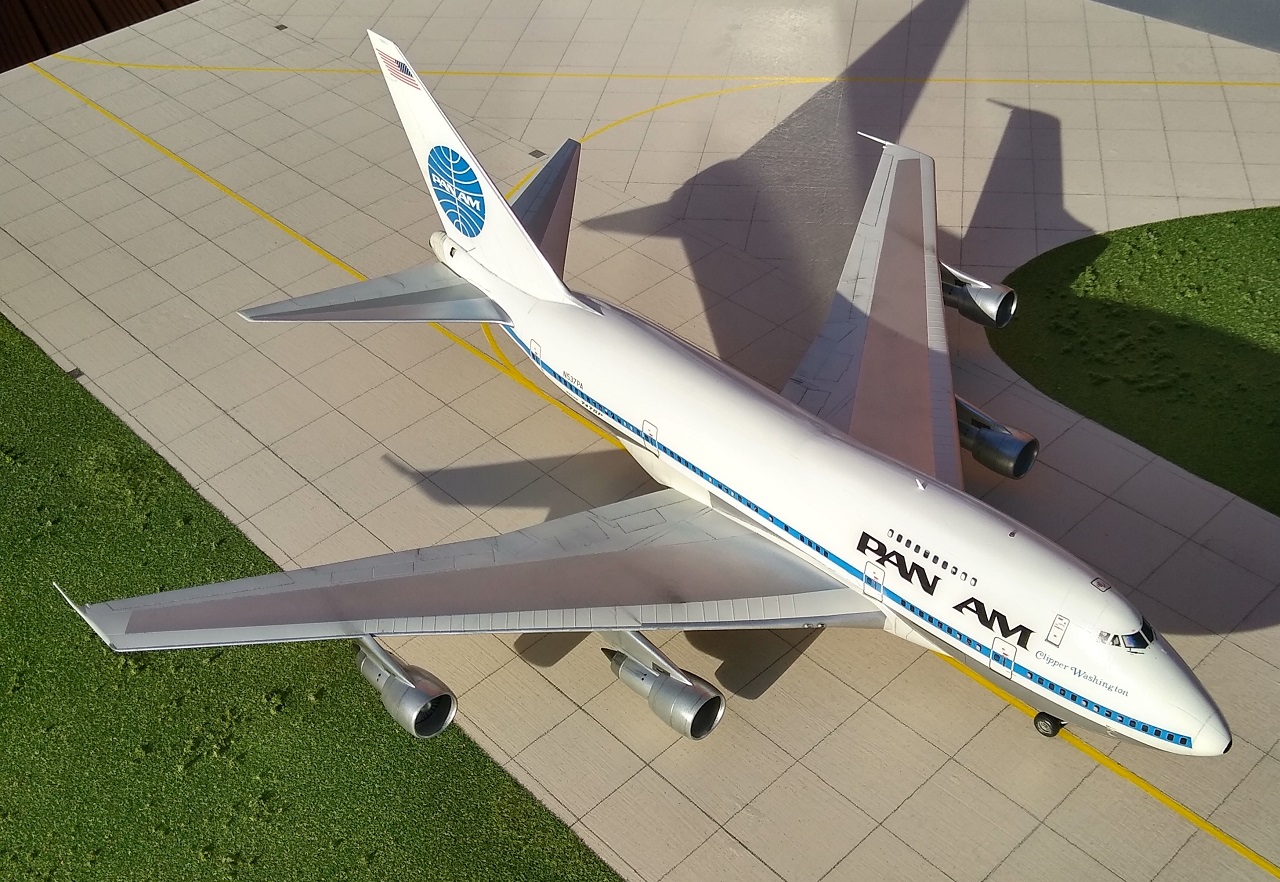 1/144 Authentic Airliners PanAm 747sp - Ready for Inspection