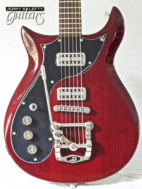 Gretsch Corvette Cherry w/Duesneberg Vibrato left handed guitar