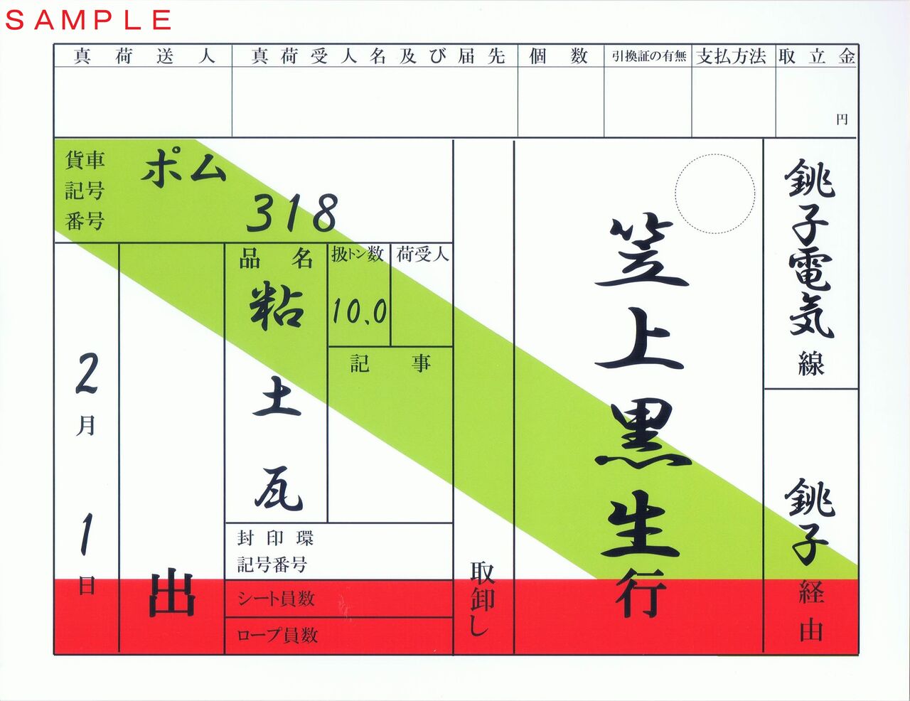銚子電気鉄道 鉄道貨物輸送 : 13番まどぐち