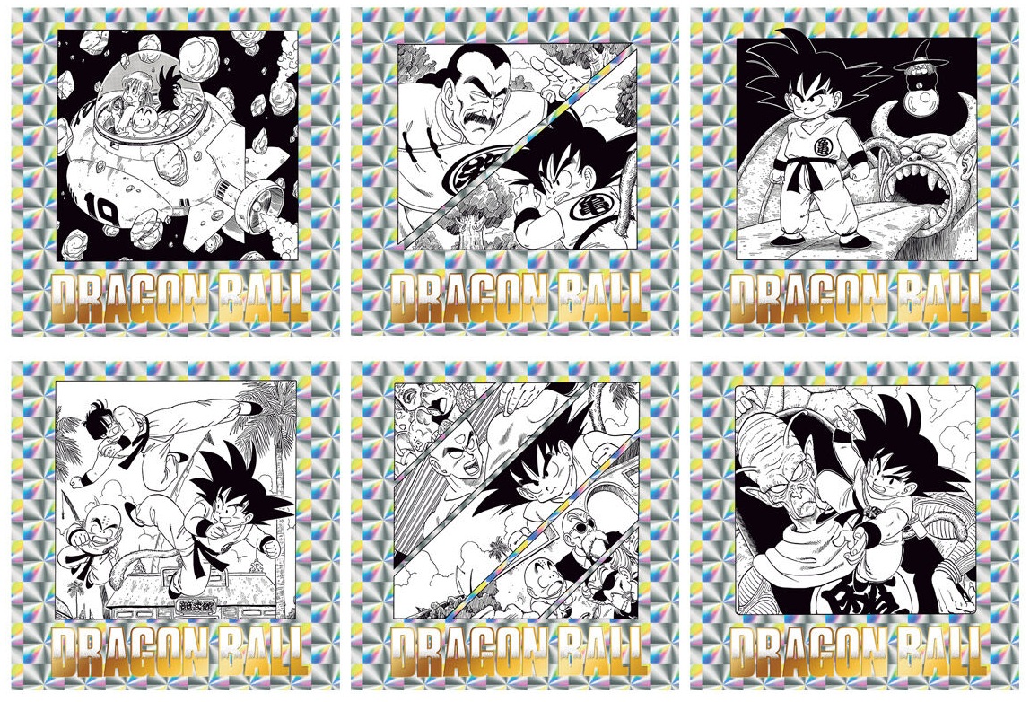ドラゴンボール40周年記念 オリジナルイラストレーション シール