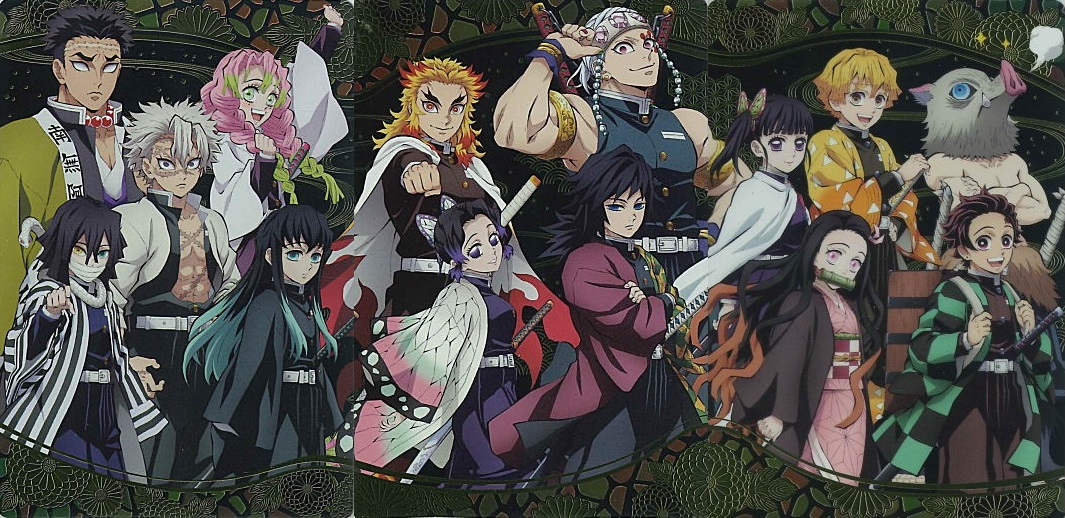 鬼滅の刃ウエハース7 全35種 カード画像【シークレットの画像(3種