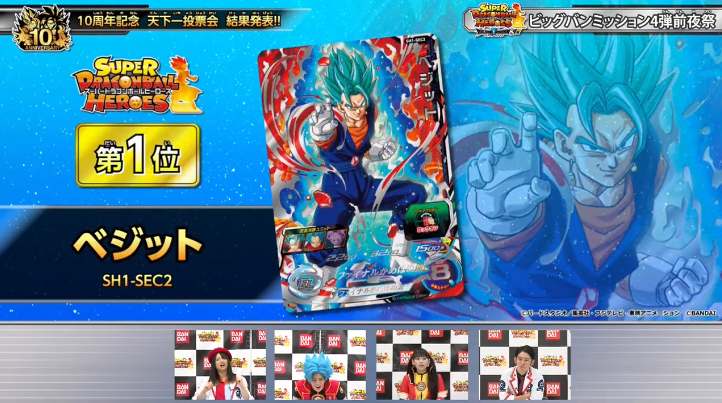 SDBH 10周年記念 天下一投票会『SDBH・UVM』投票結果発表 再録カード2