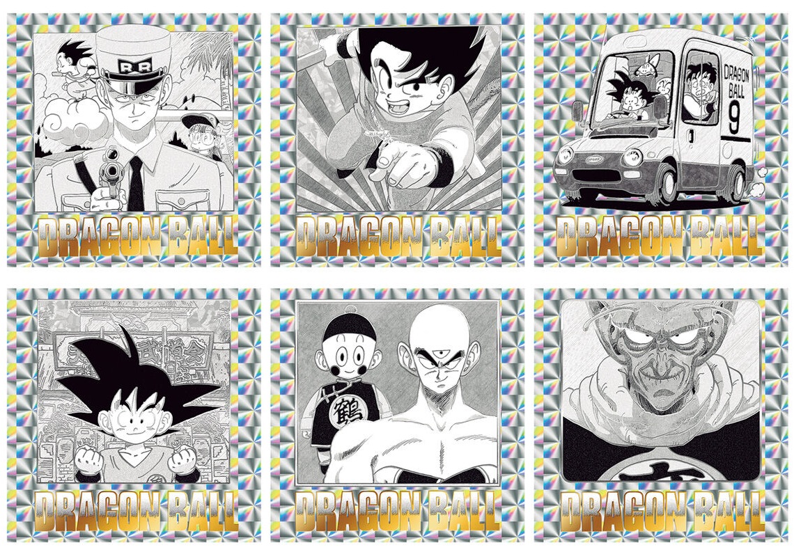 ドラゴンボール40周年記念 オリジナルイラストレーション シール