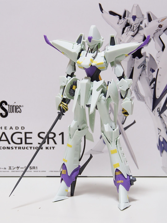 wave エンゲージSR1製作1／仮組み : ずっとプラモデル