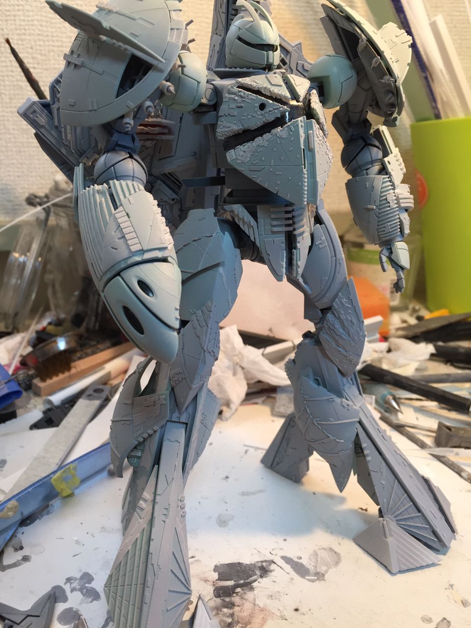 MGターンX 製作 その25 サフ : 戦争の子犬たち