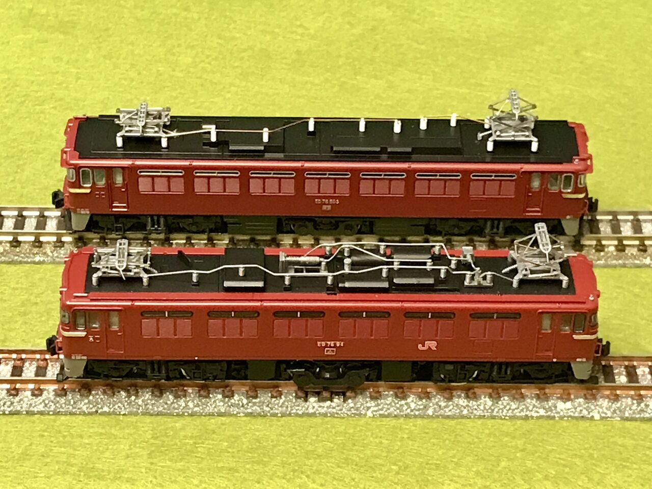 トミックスとKATOの「ED76形（500番台）」を並べてみました。 : エヌゲ