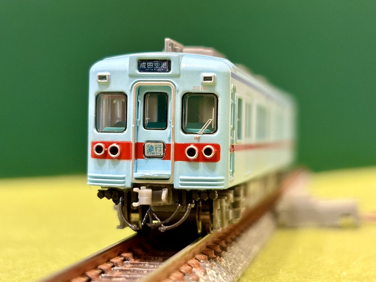 マイクロエースの「京成3200形」と、鉄コレの「西鉄600形」を並べてみ