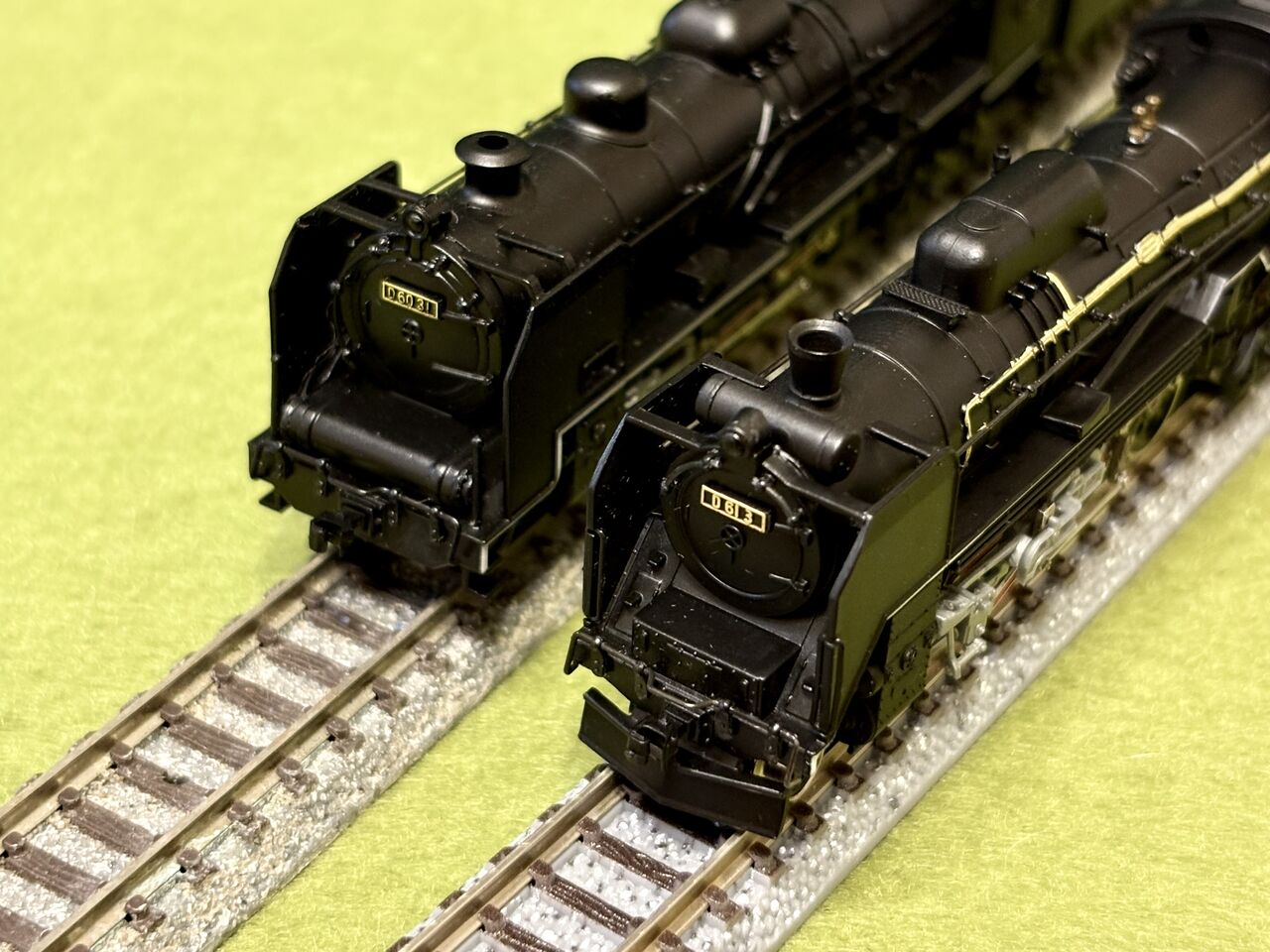 マイクロエースの「D60形」と「D61形」を並べてみました。 : エヌゲ道