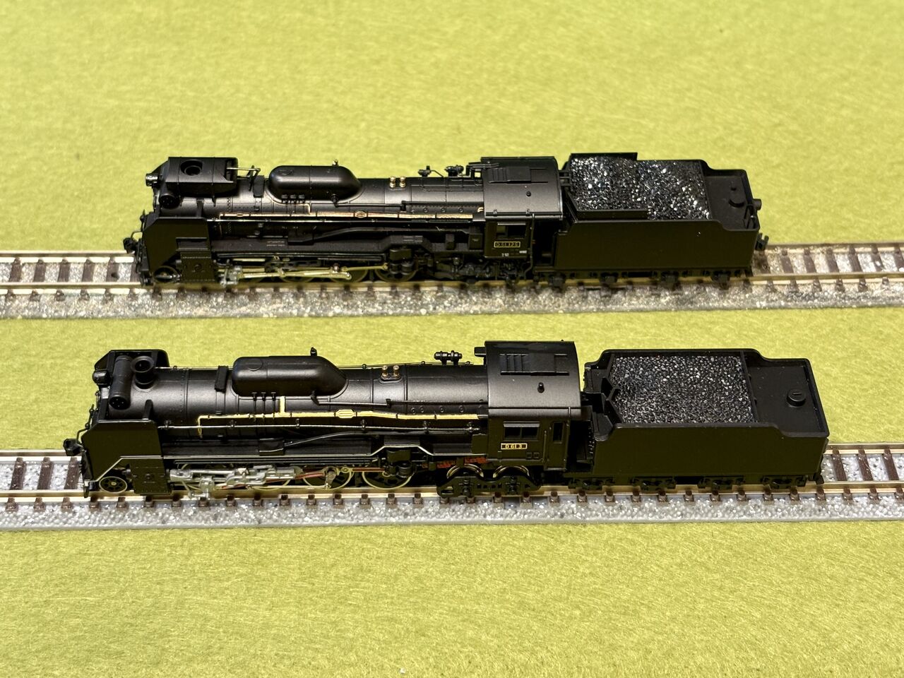 マイクロエースの「D61形」と KATOの「D51形」を並べてみました