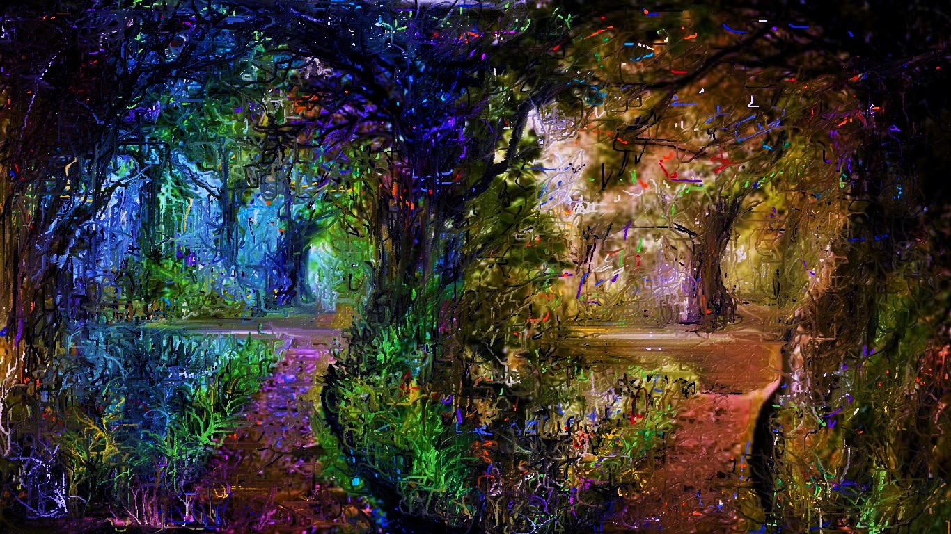 幻想的な森の分かれ道 : nodasantaのblog(イラストレーター)