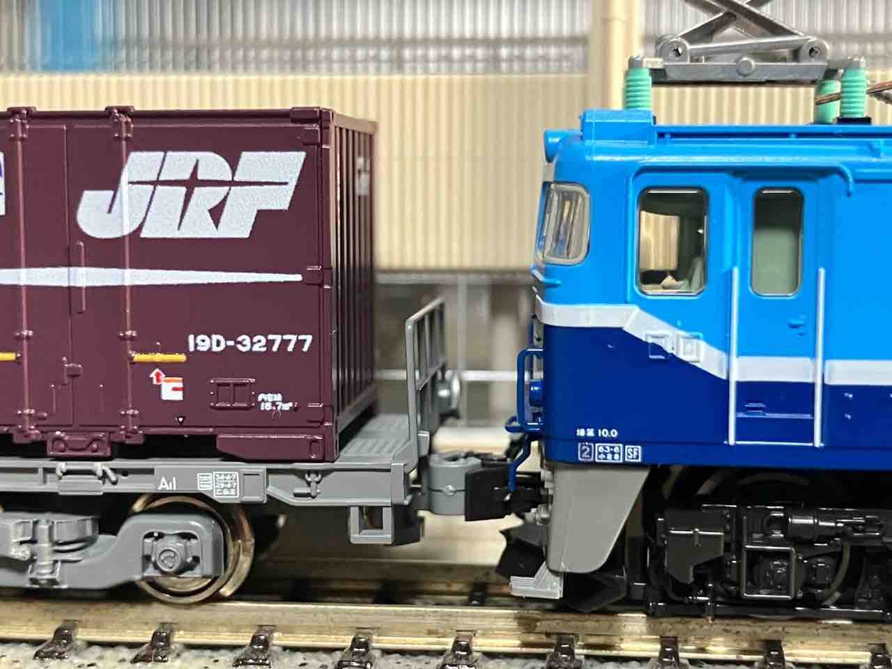 KATO EF81 408 JR貨物試験塗装 入線 : 夏島鉄道