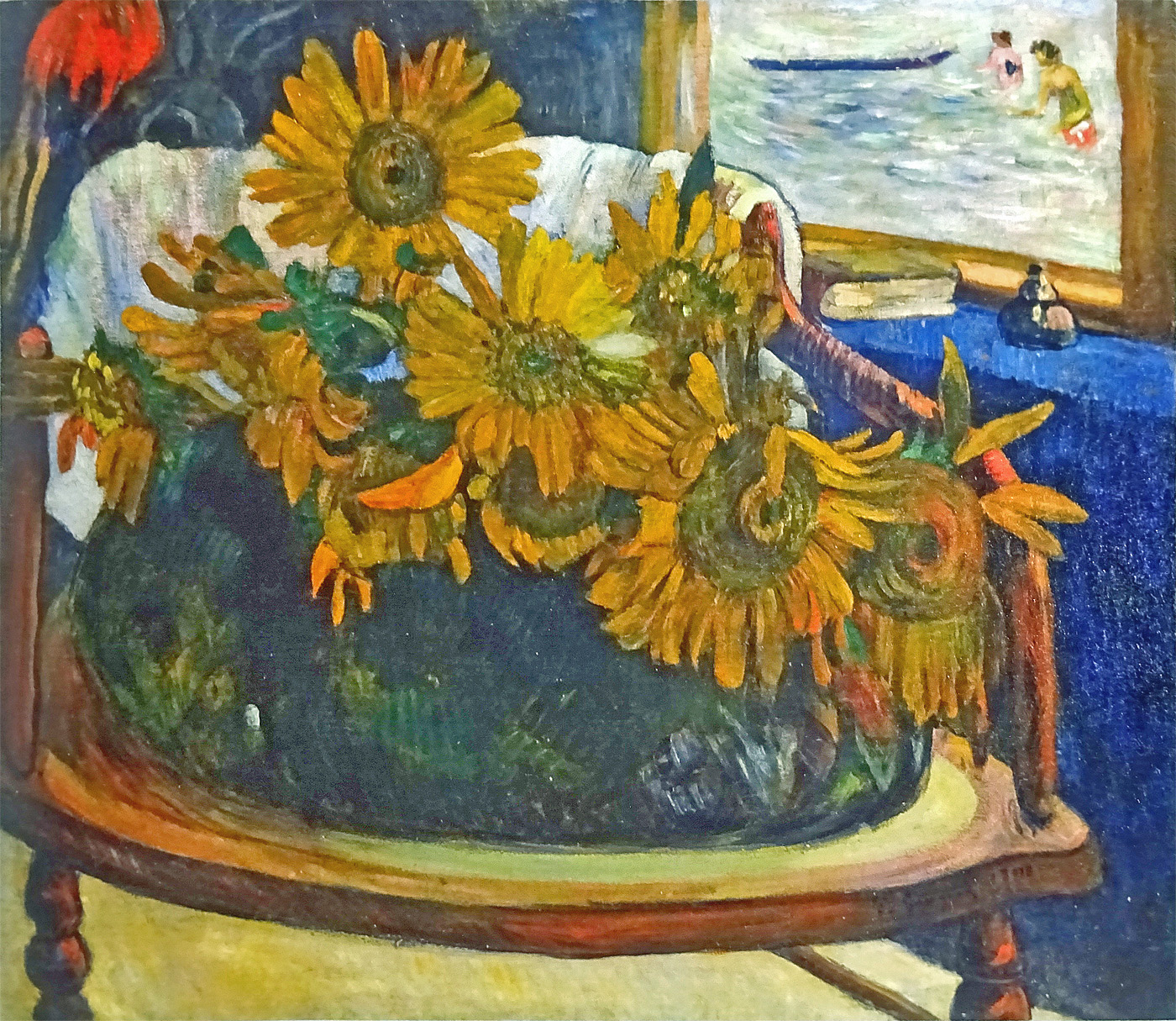 ゴーギャン： ひじ掛け椅子の上のひまわり｜追憶の眼 : クラシック音楽