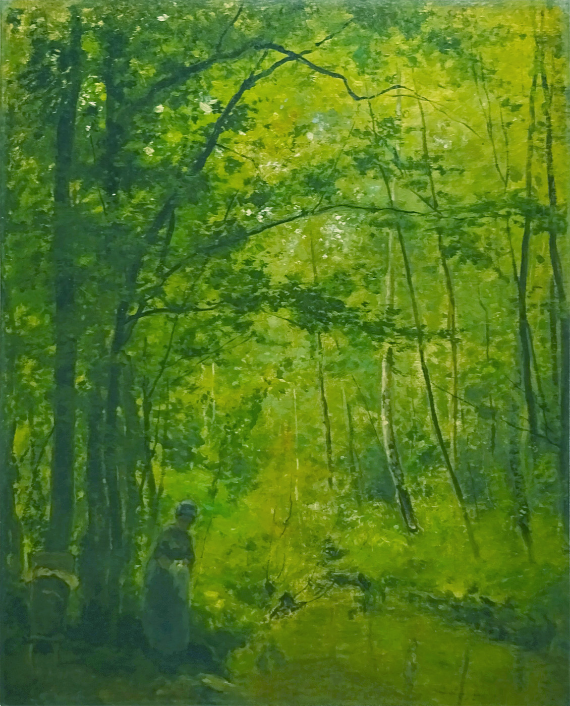 アルピニー： 女性のいる森の風景｜バルビゾン派から印象派の時代を