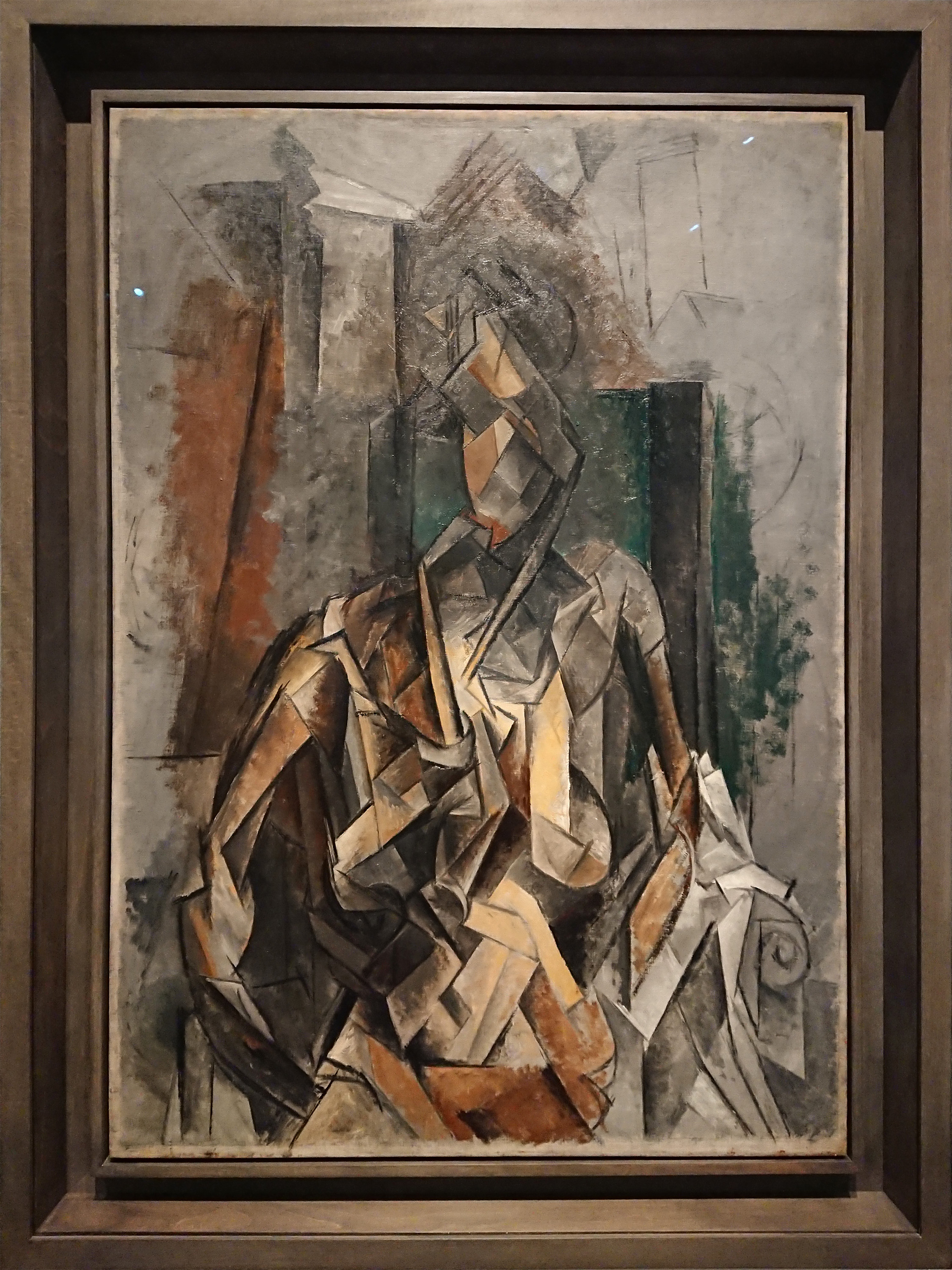 ピカソ： 肘掛け椅子に座る女性｜キュビスム展－美の革命｜4.ブラック