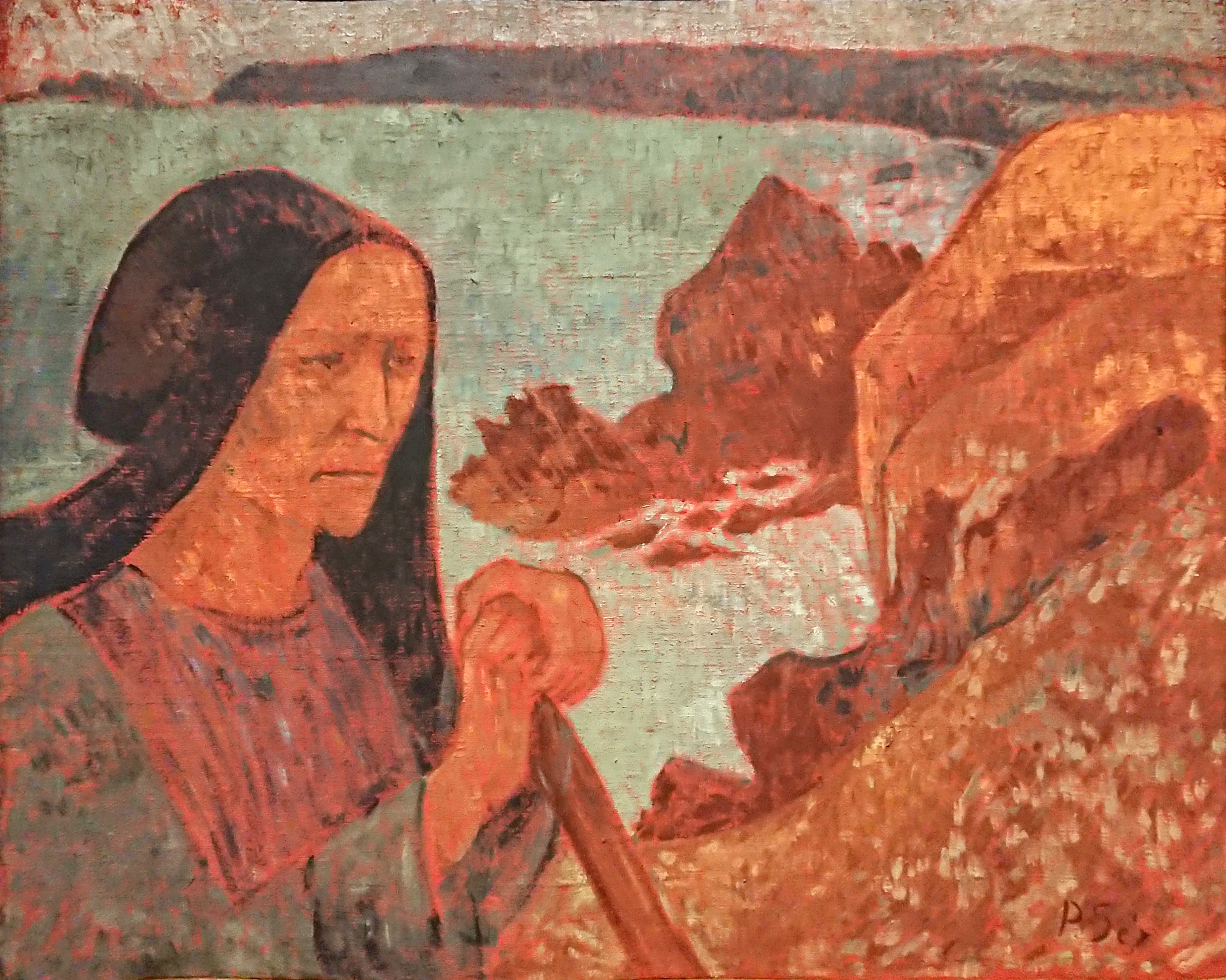 ポール・セリュジエが描いたブルターニュの女性｜ル・プールデュの老