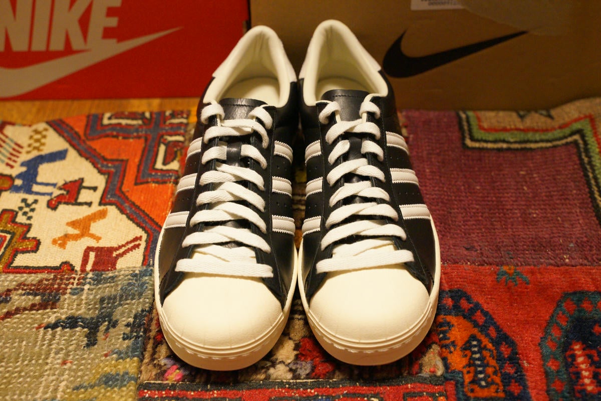 レビュー】アディダス スーパースター ヴィンテージのサイズ感やレザー