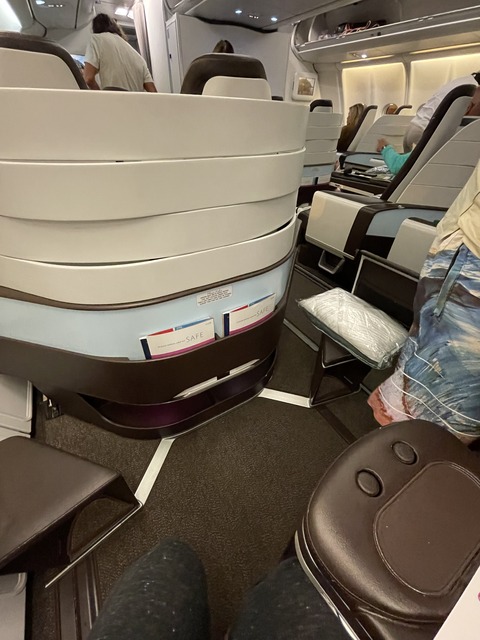 タヒチ→ハワイ】ファーストクラス（ビジネスクラス）搭乗記録