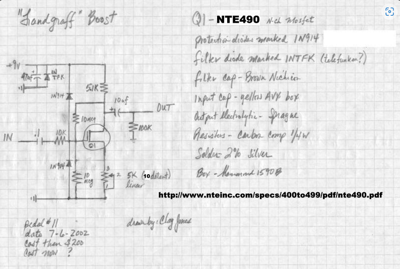 Landgraff Clean Boostを作る : おろかなるひとり言