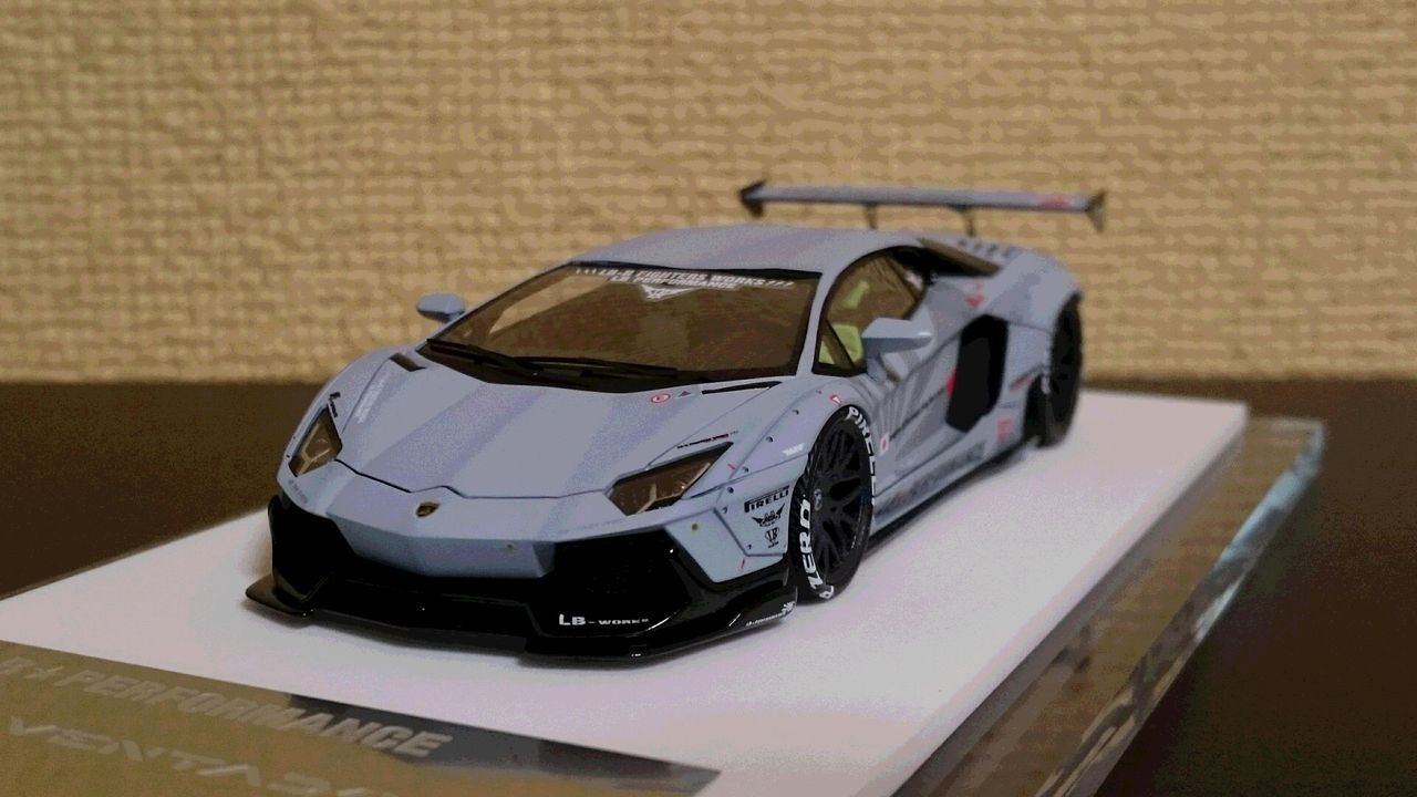 M.S1/43LB☆PERFORMANCE アヴェンタドール Zero Fighter : ミニカー道中記