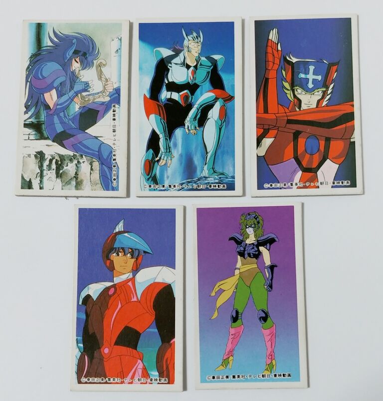 アマダ 聖闘士星矢 面子色々 駄菓子屋 めんこ メンコ : トレジャー