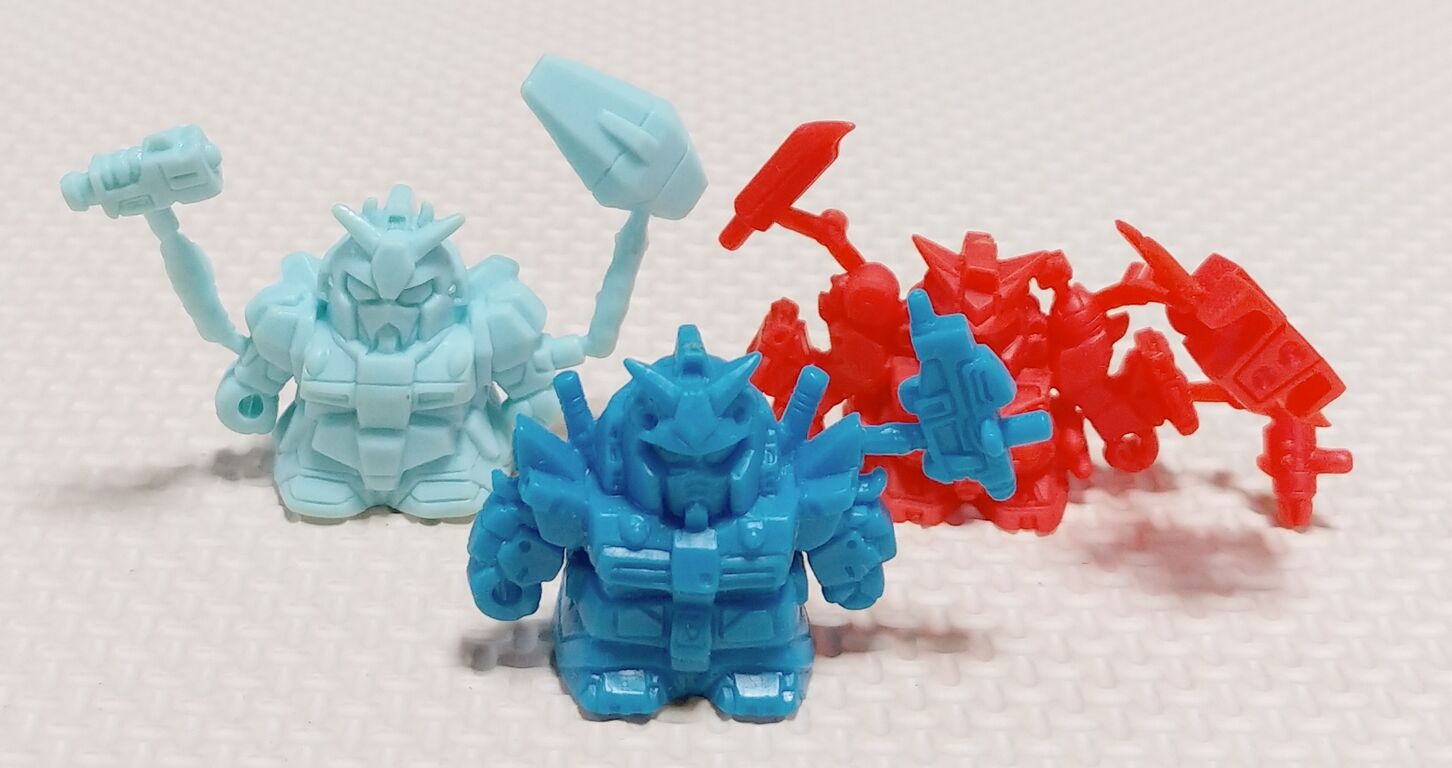 1995年 SDガンダム10周年記念 SDガンダムグラフィティ 箱 ガン消し