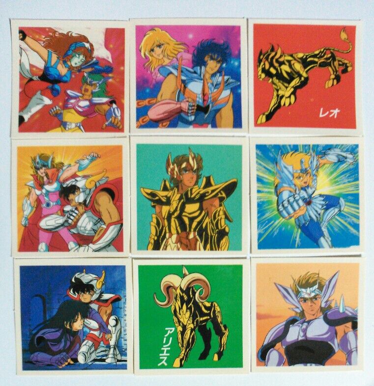 七色に光る不思議シール入り! 聖闘士星矢シール : トレジャー