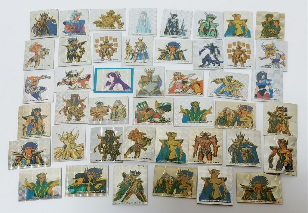 聖闘士星矢 マグネット ゆる～くデータベース1 プリズム ゴールド