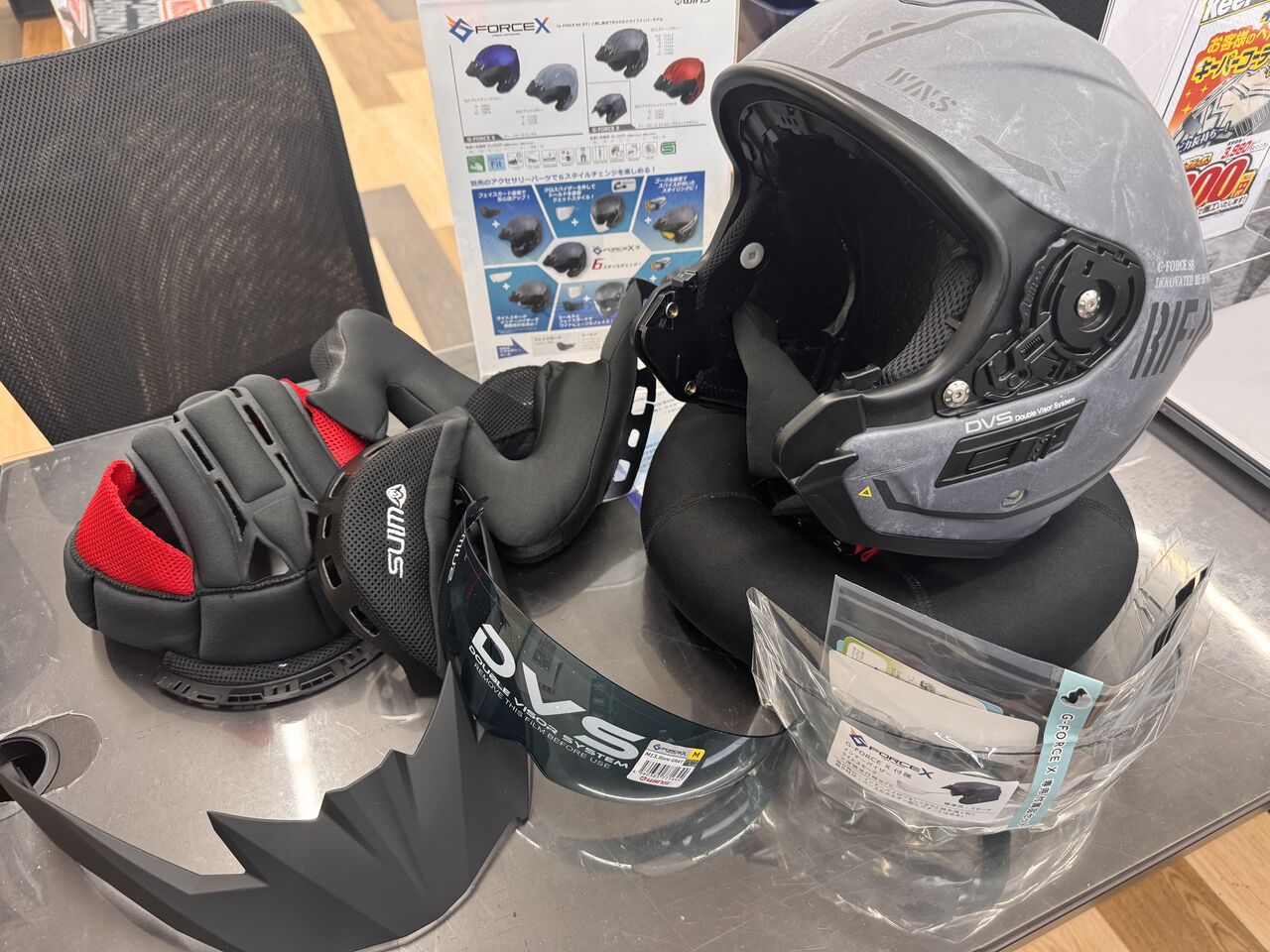 岐阜2りんかん】新登場6スタイルチェンジヘルメット！お得なインカム