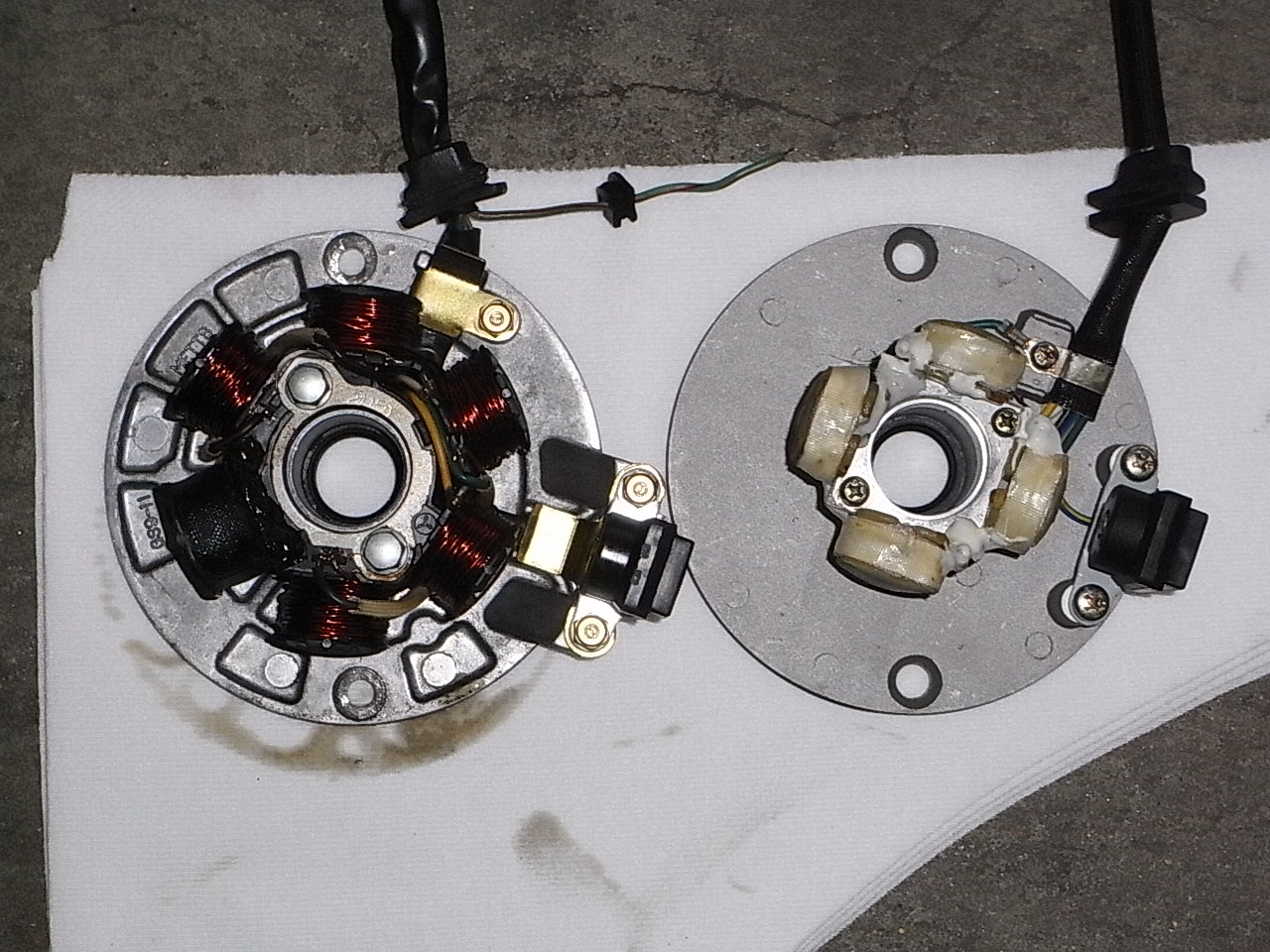 カブ2号、軽量フライホイール装着 : カブ＆ピース！