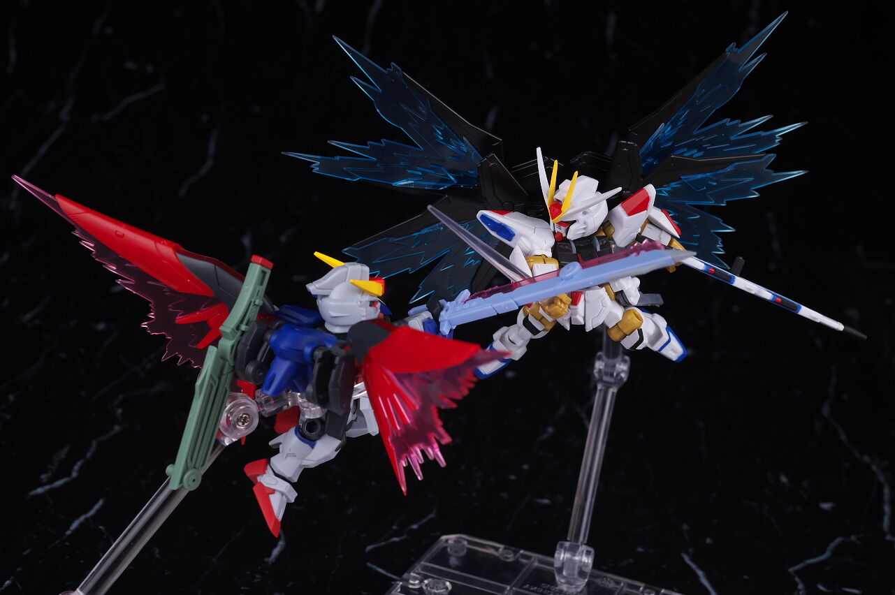 MOBILE SUIT ENSEMBLE 運命＆自由 光の翼セット レビュー : はっちゃか