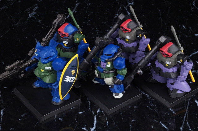 FW GUNDAM CONVERGE CORE ソロモンの悪夢 302哨戒中隊セット レビュー