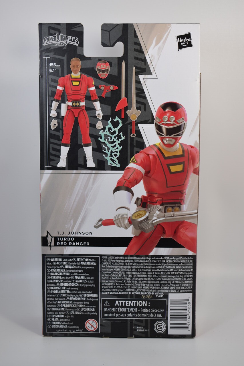 POWER RANGERS LIGHTNING COLLECTION TURBO RED RANGER レビュー