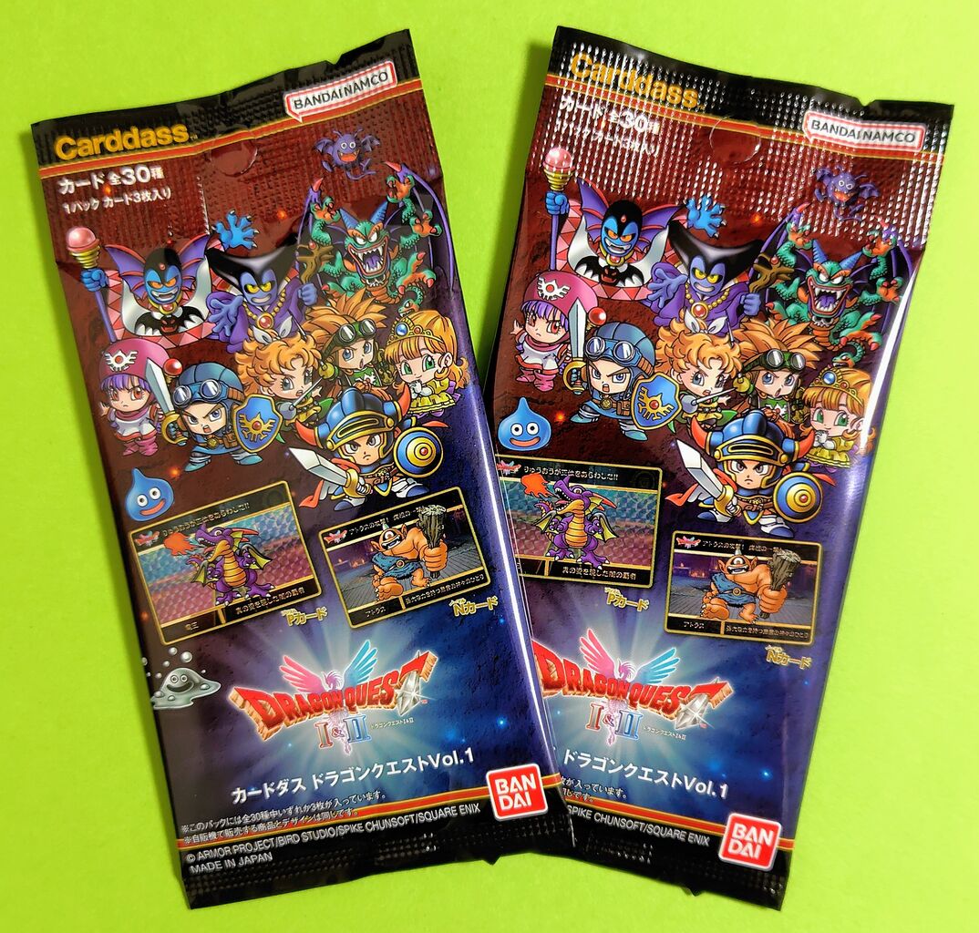 第1弾はHD-2D版 ドラクエⅠ&Ⅱ】バンダイ カードダス ドラゴンクエスト