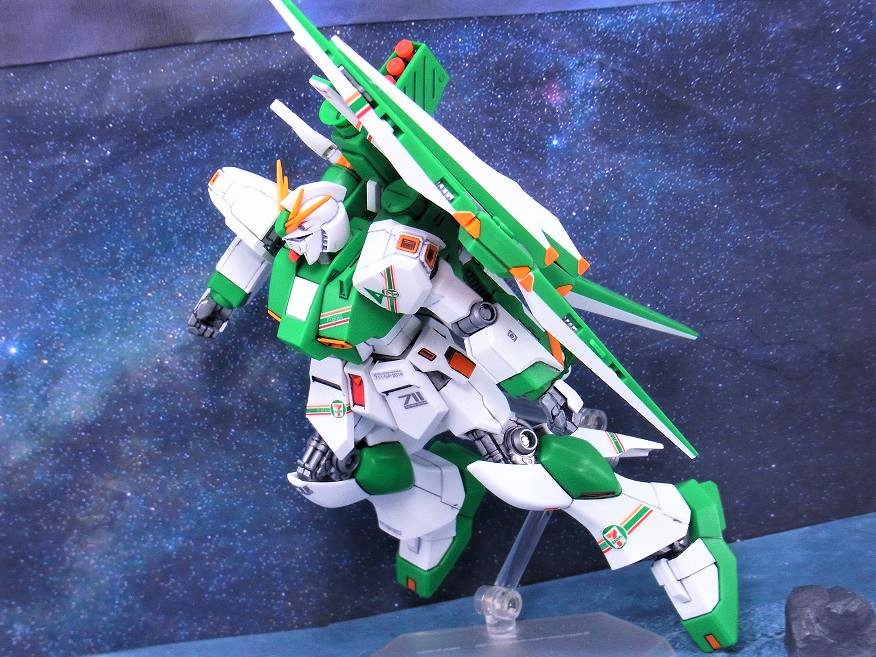 HGUC νガンダム Ver.GFT セブンイレブンカラー レビュー : おもちゃの