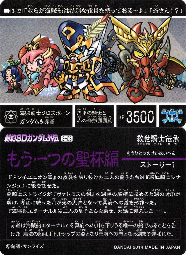 新約SDガンダム外伝 救世騎士伝承 『もう一つの聖杯編』 : 跡地