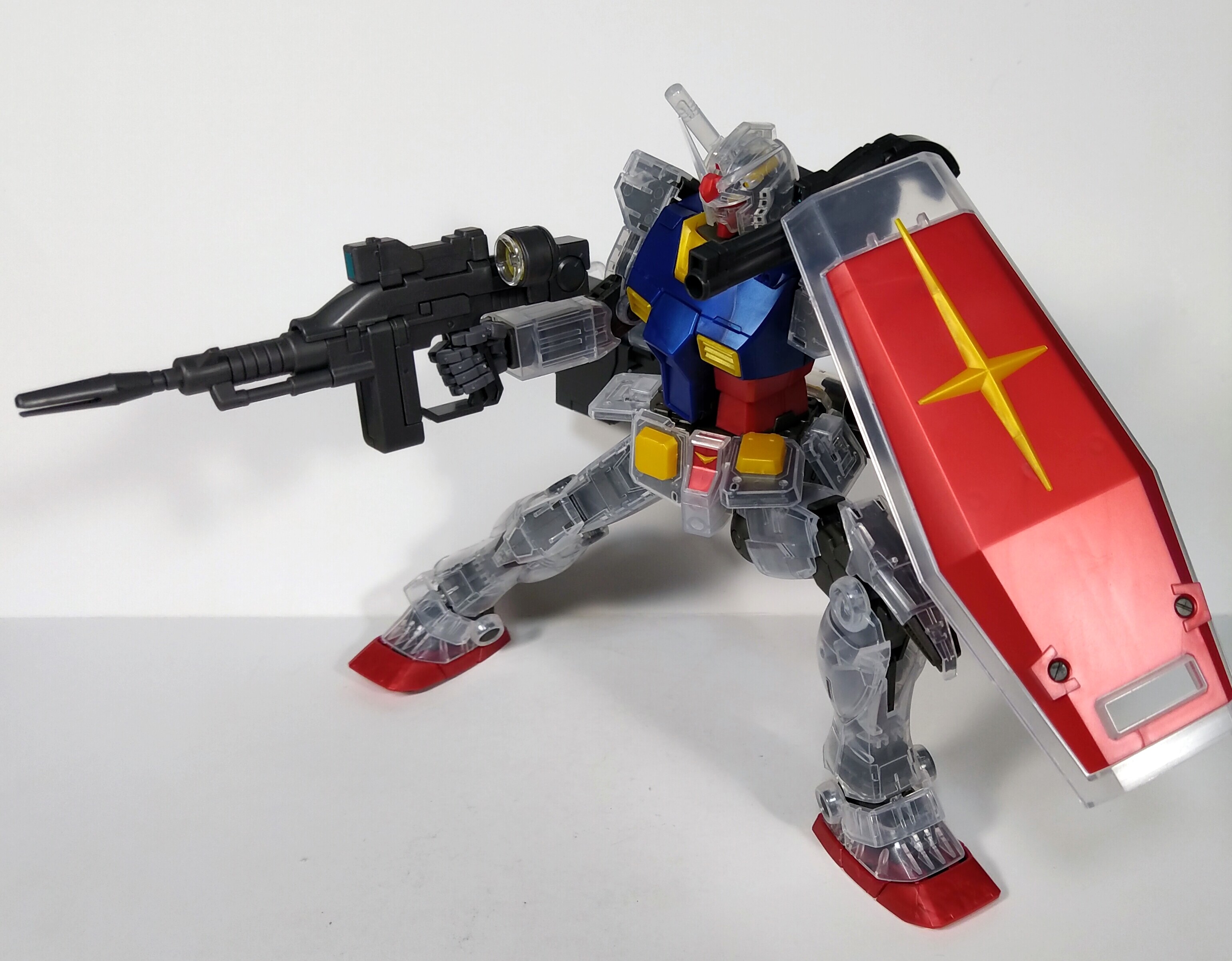 MG：RX-78-2ガンダム（ORIGIN版）ソリッドクリア/リバース ラストワン