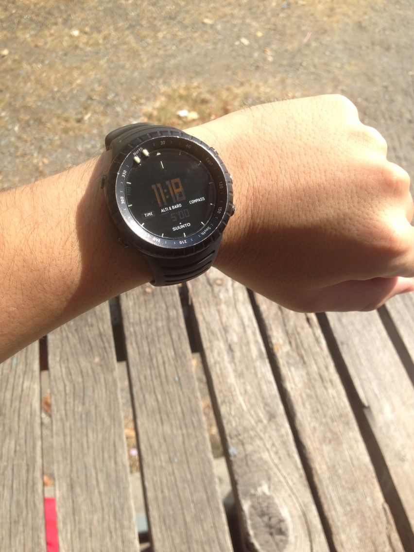 日曜のサッカー、SUUNTO CORE ALL BLACK : いつかデイトナ欲しいよね