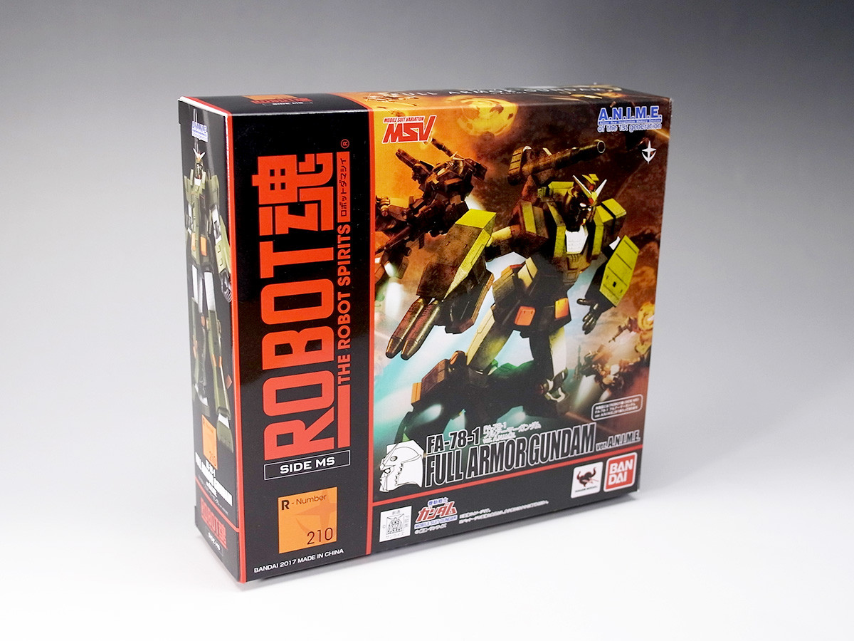 フルアーマーオペレーション始動！「ROBOT魂 FA-78-1 フルアーマー