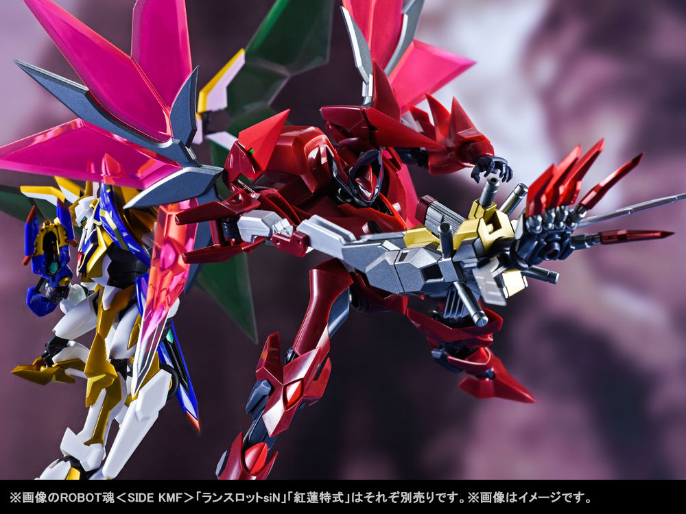 7月20日(土)発売！ROBOT魂「紅蓮特式」「ランスロットsiN」撮りおろし