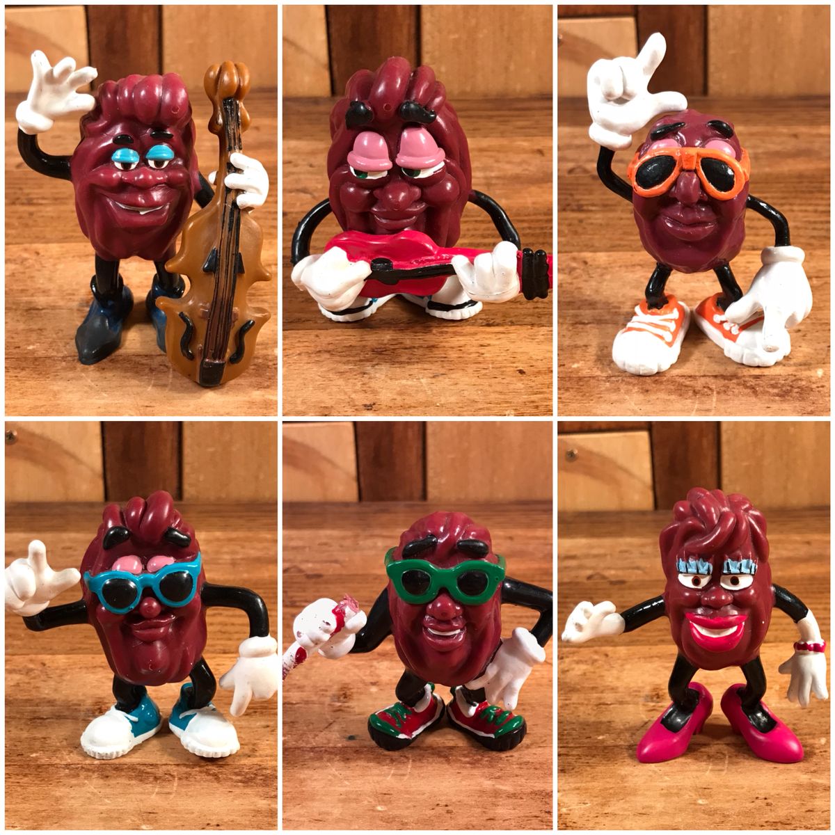 カリフォルニアレーズンズのPVCフィギュアを14点アップしました