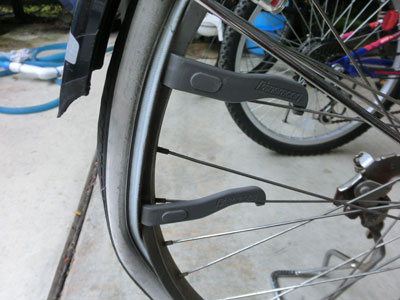 電動アシスト自転車のパンク修理。※普通の自転車と同じでした