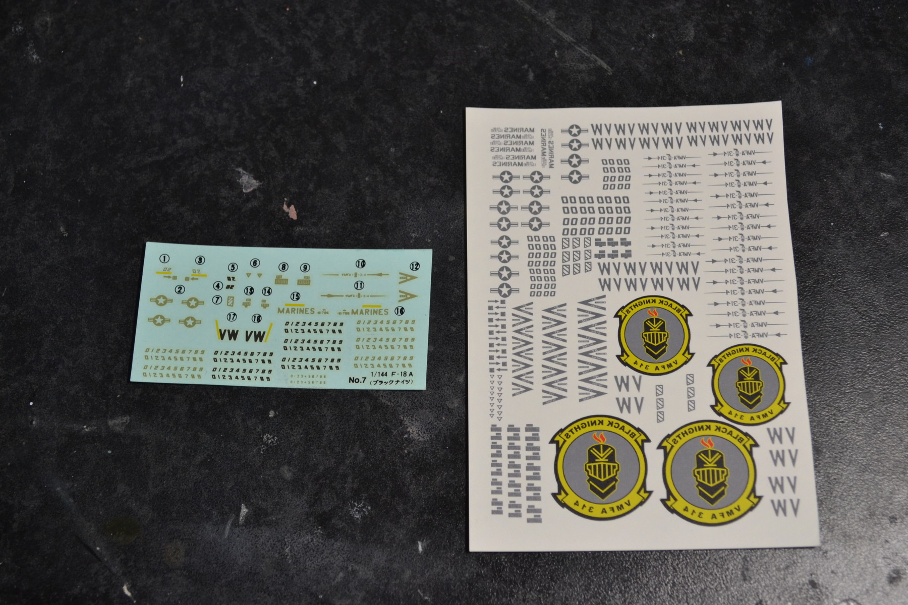 デカール自作 準備完了 : WING9 Engage！