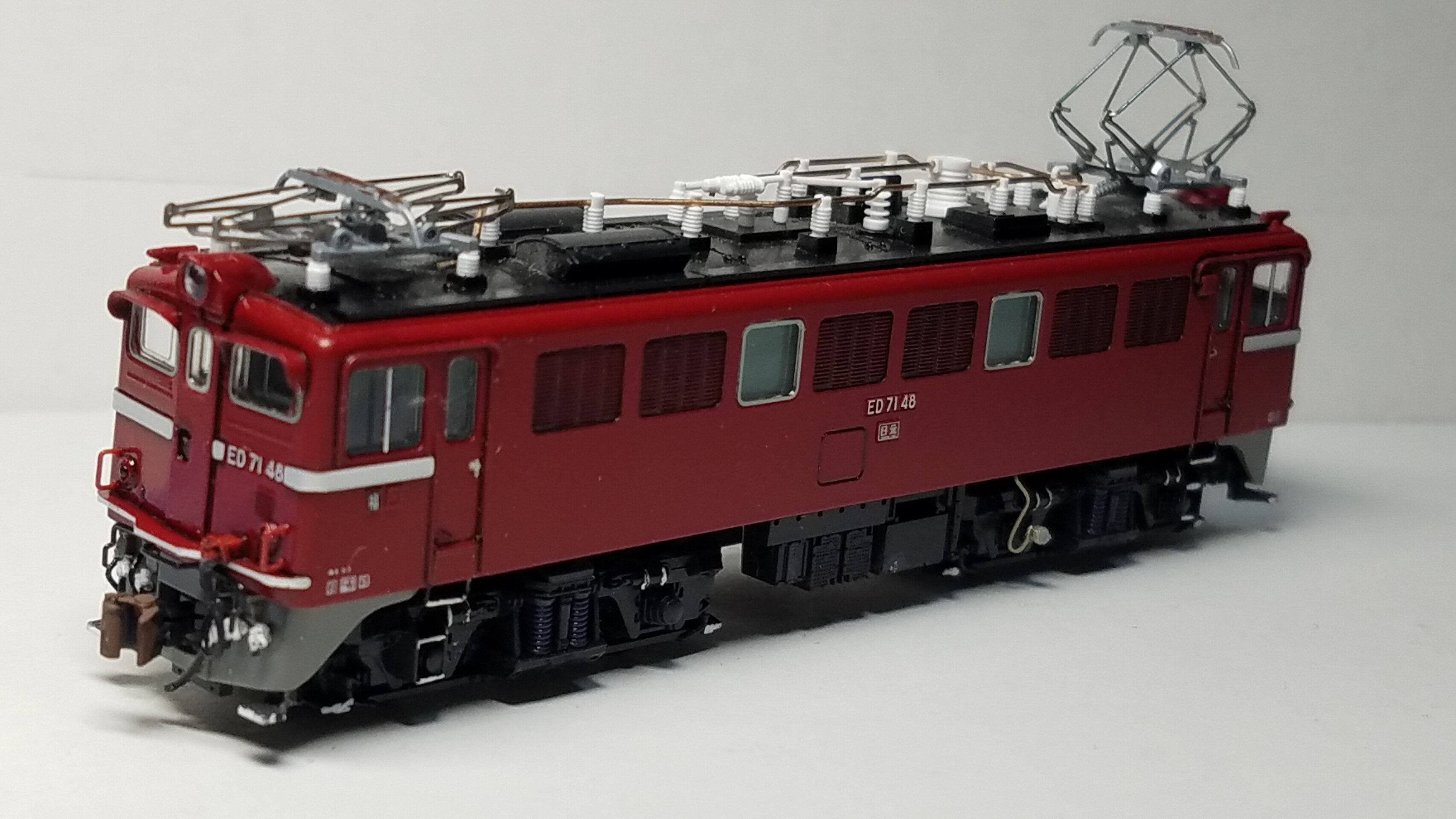 Kato 3087-2 ED71 2次形 2両目の追加加工整備 その① : （仮称）東北