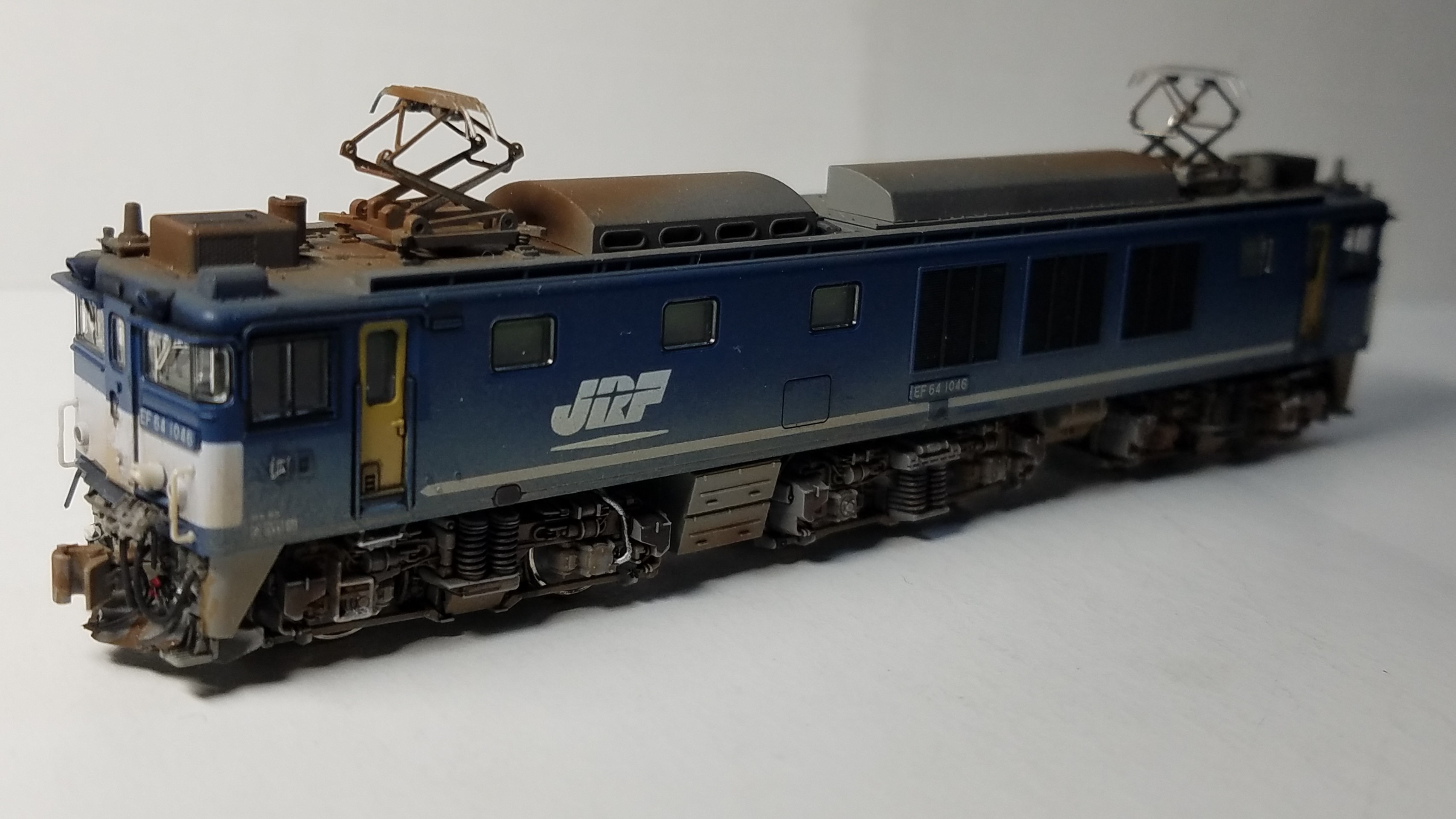 Kato 3023-5 EF64 1000 JR貨物 広島更新色タイプの追加加工整備 その①