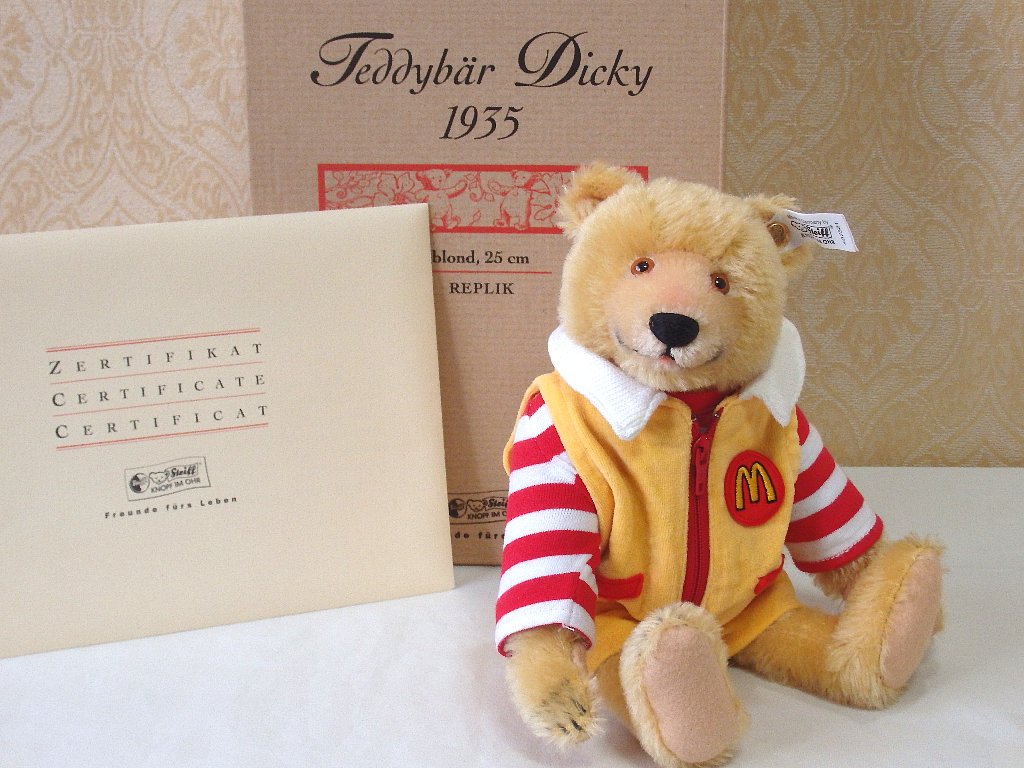 シュタイフ社・2001年日本限定「マクドナルド・ディッキー1935