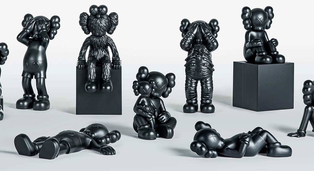 貴重 TIDE 限定 ブロンズ 彫刻 ED50 作品 KYNE KAWS